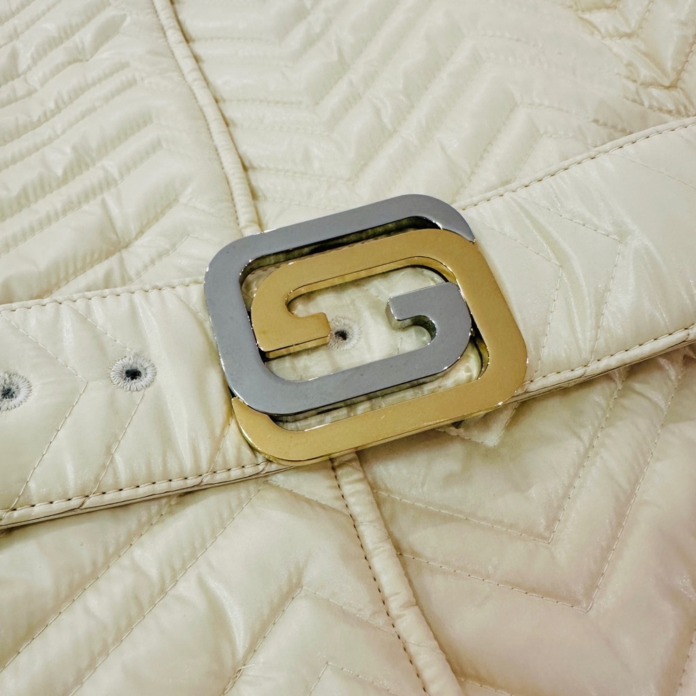 Gucci Chevron Marmont Quilted Belted Jacket - Picture 5 of 9